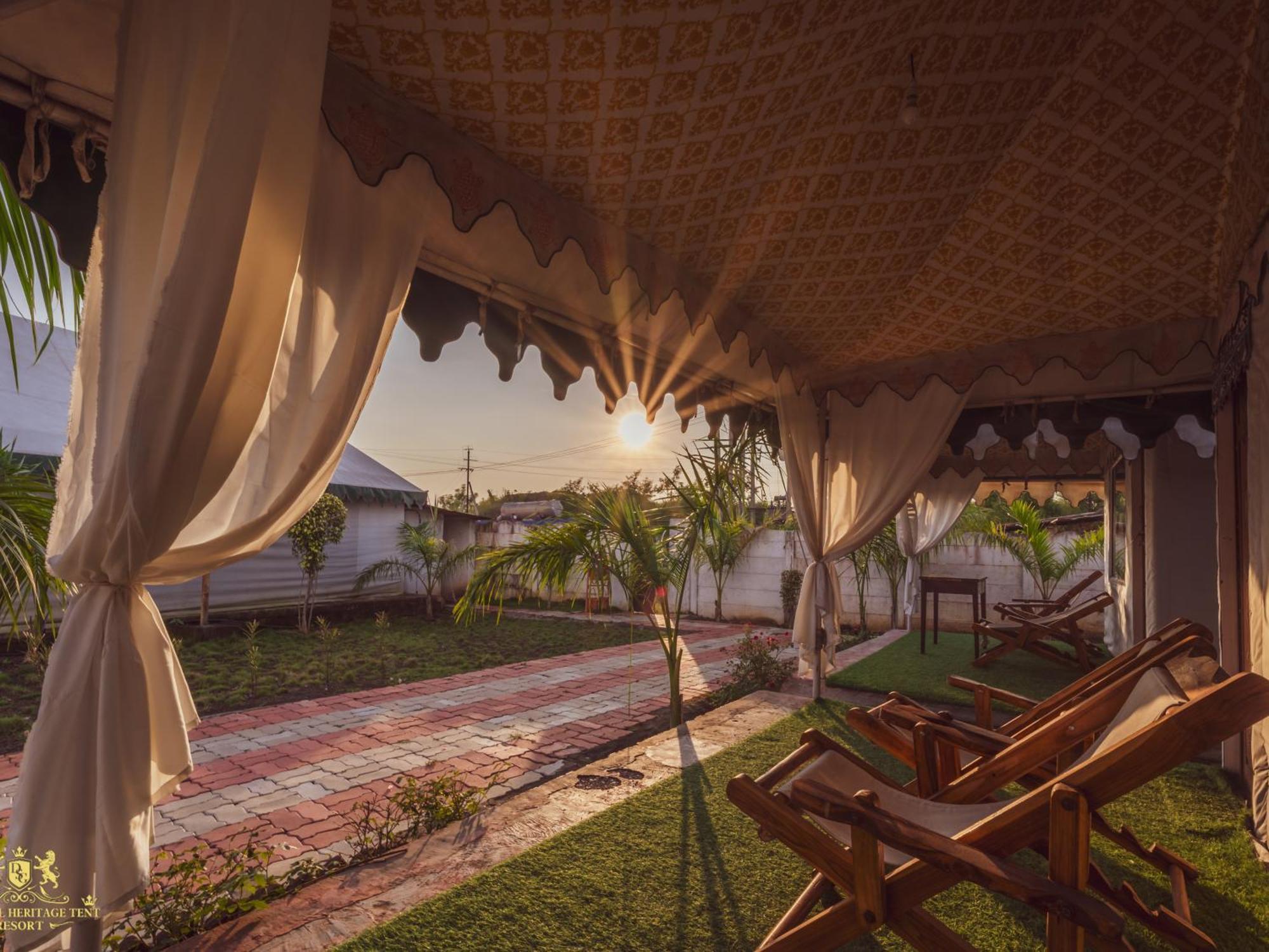 The Royal Heritage Tent Resort- Statue Of Unity Kevadia 外观 照片